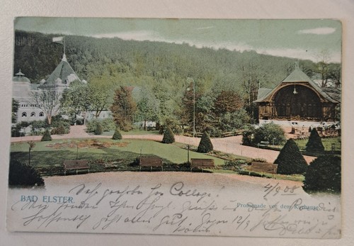 Alte ansichtskarte bad - alte, elster