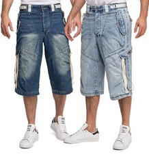 Jet Lag Herren 3/4 Cargo Jeans