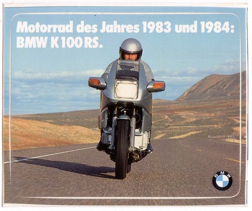 Bmw k100 motorrad des - k100, rs