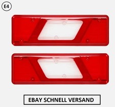 2st. für Ford Transit Tipper Pritsche Rückleuchte Lichtscheibe Rücklichtglas E9