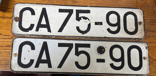 Alte ddr kfz kennzeichen - ddr,