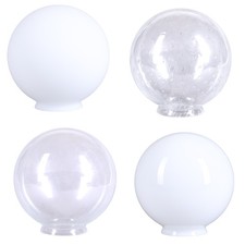 Kugelglas Lampenglas Blasenglas Kragenrand Ø 250mm Ersatzglas Rund Glas Kugel