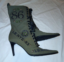 Ausgefallene Canvas High-Heels