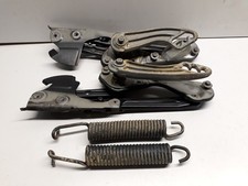 Mercedes W124 Scharniere Motorhaube komplett L + R schwarzmetallic 199