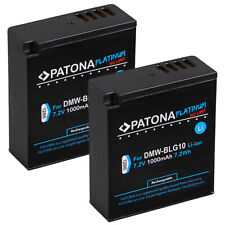 2 x Patona Platinum Akku für Panasonic Lumix DC-GX9, DMC-GX7, DMC-GX80