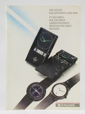 JUNGHANS Katalog Die neuen Kollektionen 1989/90 Funkuhren Armbanduhren; K85 614