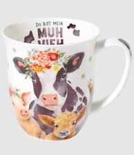 Tasse Kuh & Friends Jumbo Becher 0,4 L Fine Bone China Porzellan