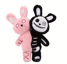 Plüschtier / Doppelkopf Kaninchen / Halloween / Goth