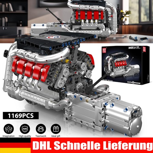 Motor bausatz benzin - v8,