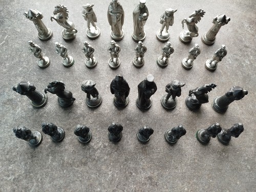 Schachfiguren zinn - schachfiguren,