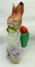 DDR Osterhase zum befüllen / Candybox - mit Tragekorb und Osterei / 21cm JO