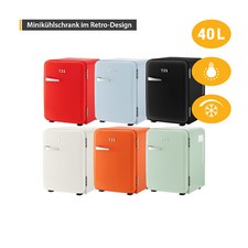 Minikühlschrank 40L Minibar Getränkekühlschrank Retro Kühlschrank Kühlbox TZS 