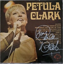 PETULA CLARK LP Autogramm signiert Autograph Signed  Original Vinyl Platte