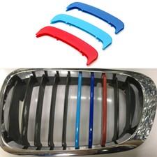Für BMW 3er E46 M Farben Front Grill Insert Nieren Kühlergrill Trim Abdeckung