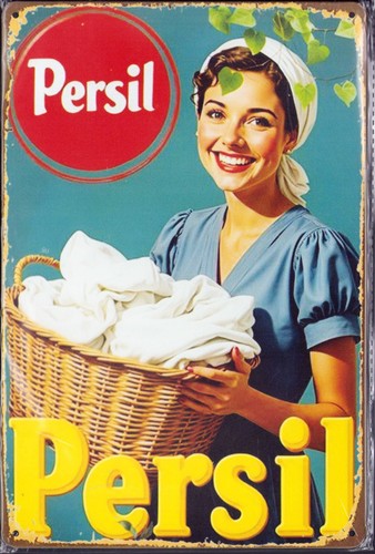 Blechschild persil - blechschild, "persil"
