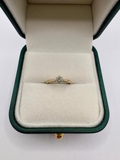 Diamantring 9 kt Gold 0,2