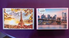 2 Puzzles a 1000 Teile: New