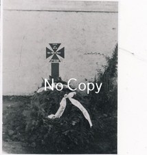 Foto WK II Luftwaffe Friedhof Fliegergrab Ofw. Alfred Guse (X 227).