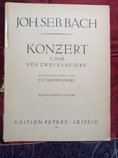Joh. Seb. Bach Konzert C-Dur für zwei Klaviere