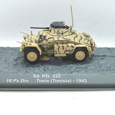 DeAgostini 1:72 Wehrmacht Panzerspähwagen Sd.Kfz.222 10.Pz.Div. Afrika Corps 43