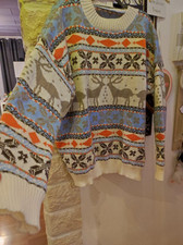 Damen Norweger Pullover