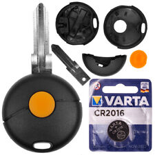 Auto Schlüssel Gehäuse 1 Tasten für Smart 450 1. Gen Funkschlüssel Rohling