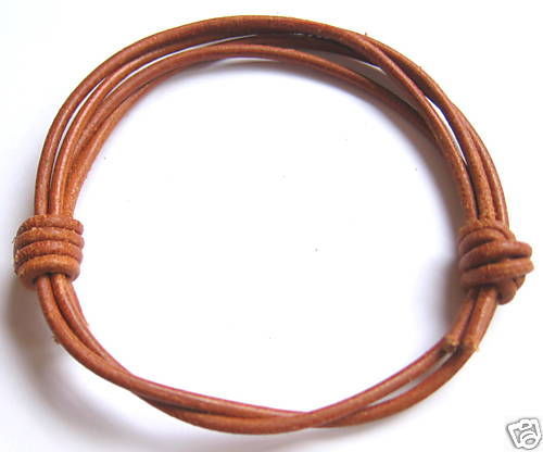 Echt leder armband - leder,
