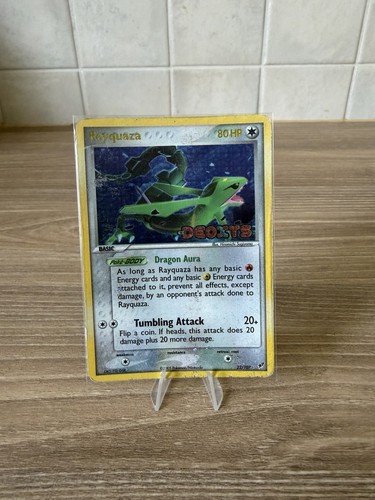 Pokémon karte rayquaza 107 - pokémon,