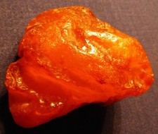 Rohbernstein ca. 112 g honiggelb / Nordsee Amber