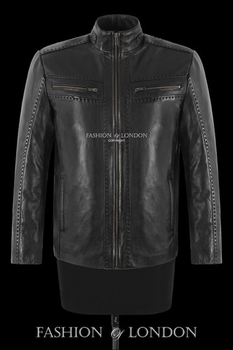 Herren schwarz biker - herren,