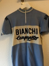 Vintage Fahrradtrikot Blanchieren Campagnolo Wolle Größe 3 
