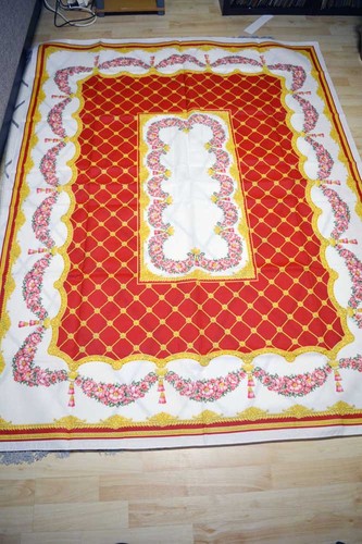 Tischdecke vintage neu 180 - tischdecke, cm