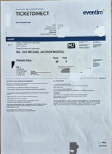 2 Tickets Michael Jackson Hamburg Musical Mai 2026 Hafengeburtstag MJ PK3 Ticket
