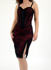 Catwalk Collection London Stretch Corsage u Rock, Sexy, Gothic, Steam Punk, WGT