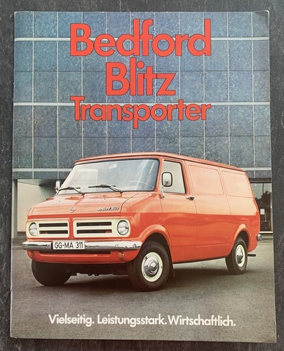 Prospekt opel bedford blitz - opel,
