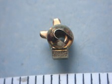 Broschenhaken Gelbgold 585, Kugelschließe Gold 585 in 4 x 3,5 mm für Brosche