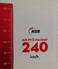 Aufkleber/Sticker: KÜS M+S