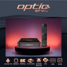OPTIC GT-V PRO – Android TV Box | 4K UHD | Player-App | 4GB/64GB