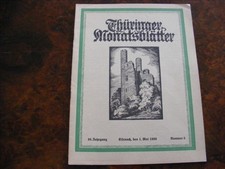 Heft 1930 Saalfeld Kulmturm Kulmhaus  Ilmenau  Eisenach
