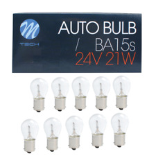 10x M Tech 24V 21W P21W BA15s Glühlampe Glühbirne Lampe Kugellampe   M914w