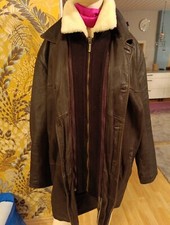 Herren Jacke Winter Lederjacke