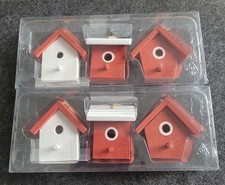 IKEA  6 kleine Vogelhäuser -