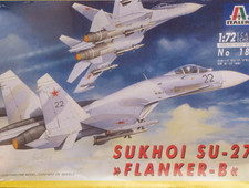 Italeri Nr.: 187 , Sukhoi SU-27 Flanker B vintage 1990 -AR-