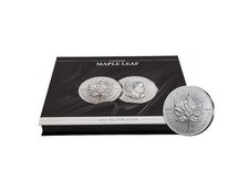 Münzkassette für 1 Unze Silber "Maple Leaf"