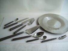 9 Besteck rustikal Edelstahl Teller Stainless Gabel Messer Mittelalter Festival