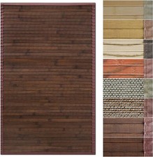 Bambusteppich in vielen Größen für Küche,Bad und Wohnraum | Bambusmatte Teppich