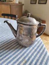 Lufthansa Kaffeekanne Silber WMF 