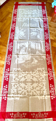 Rolltuch mangeltuch leinen mit - leinen,