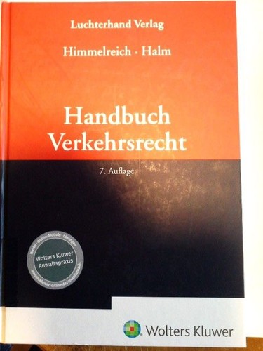 Handbuch verkehrsrecht - verkehrsrecht,