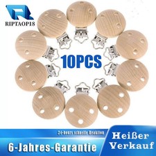 10PCS Holzclips Natur Holz